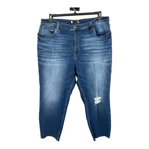Kut from the Kloth jeans high rise Rachael fab ab Mom size 24W - Picture 1 of 7